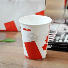 星巴克杯 国旗杯 陶瓷环保杯 我不是纸杯马克杯 随手杯 加拿大