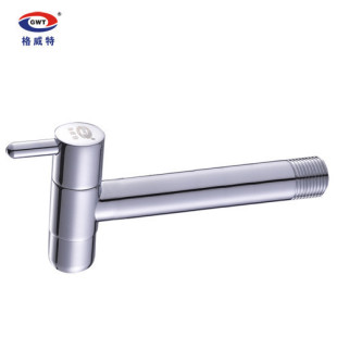 GWEAT long single cold water faucet faucet single cold tap and extra long handles full-brass water tap
