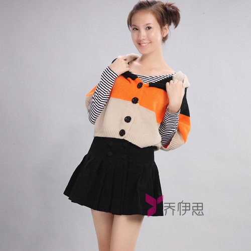 正品实拍-JN118日韩流行宽松<em>休闲高领长款毛</em>