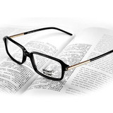 万宝龙眼镜架全框板材超轻MB115黑色 弹簧眼镜架Montblanc镜架