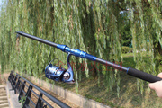 海竿2.1 2.4 2.7 3.0 3.6米鱼竿碳素渔具钓鱼竿抛竿 海杆 套装