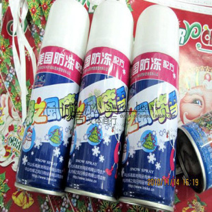  新年装饰 喷雪|婚庆手喷飞雪 雪花 彩带 喷玻璃窗 七一特价