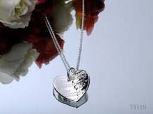 Ruili Di Giovanni del corazón de Tiffany collar de plata de moda collar de 925 collar de plata