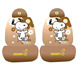 Snoopy07新款跳舞米色五座全车份汽车座套（10件套）