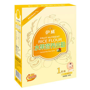  伊威水果营养米粉 富含维生素和微量元素 婴儿辅食 （25g*10袋）
