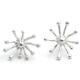 太阳花耳钉 简约时尚(925纯银)