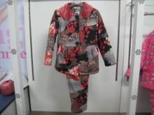 冲三钻-秋鹿家居服/睡衣/棉袄-2010冬季女款IA2802骆驼绒印花夹棉