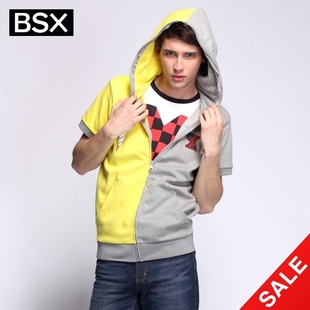 Giordano BSX snap up limited edition summer jacket men's embroidered CONTRAST COLOR zip-up even hats and guard clothing 04072200