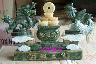 *年年有玉*南玉聚寶盆擺件 招財進寶龍鳳呈祥 南玉擺件在類目 珠寶/鑽石/翡翠/黃金, 其他天然玉石, 珠寶奇石中 - 來自Buy2taobao.com提供專業的淘寶代購服務