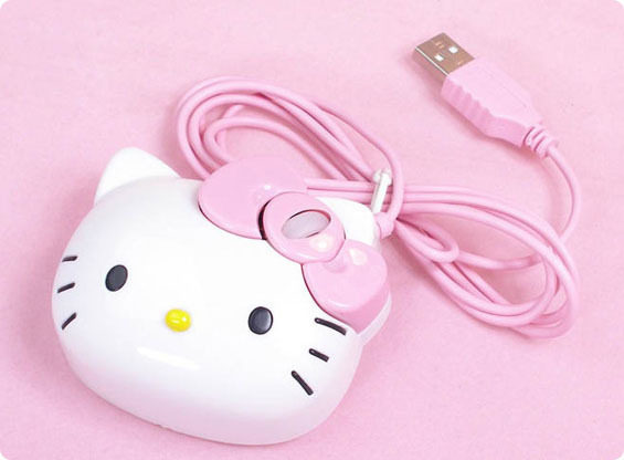 Hello Kitty★猫头 可爱 造型/光电 鼠标