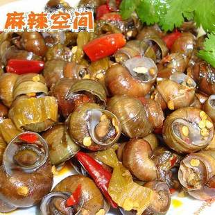  私房菜 现做熟食超好吃的美食小吃香辣田螺500克真空装