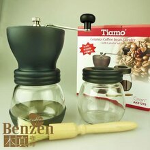 磨豆机 日本Tiamo 咖啡手摇磨 研磨机 陶瓷机芯 AK91278 本真咖啡