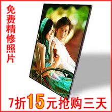 7折10寸水晶相框水晶版画 照片定做拉米娜木版画批发摆台板画制作