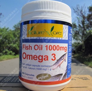  澳洲代购Nature's Care深海鱼油400粒/心脑血管必备降三高/现货
