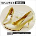 C230金色瑞丽百搭女鞋09新款单鞋台湾热卖高跟鞋特价公主款婚鞋