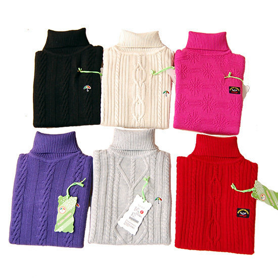 /女童毛衣09新款/花边领儿童针织衫/女童<em>加长</em>毛