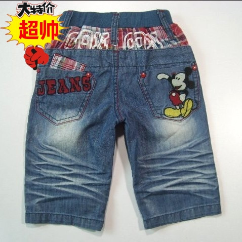 儿童<em>牛仔</em>装/<em>牛仔</em>裤,煜婴坊童装 新款贴布双层加