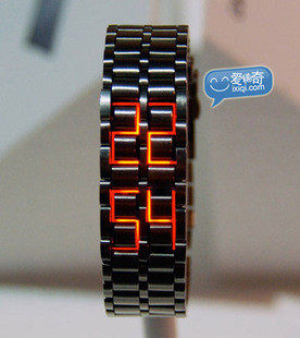 Spike Led The New Mens Watch Korean Korean Fashion Creative Hand Couple Lava Light Chain Table Table