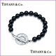 TIFFANY专柜正品 黒玛瑙珠手链