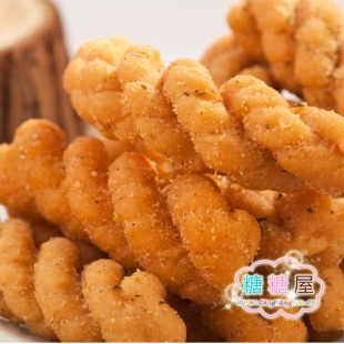  北京特产 高晓攀嘻哈笑缘麻花 酥脆 美味小零食海苔味120g(131g)