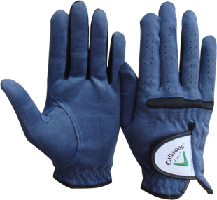 Premium golf glove specials  men's ultra-fiber cloth dark blue