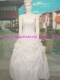 实物婚纱礼服米白色F91-110款