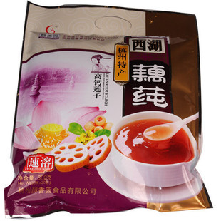 杭州特产 醇香园西湖藕粉600克莲子少糖型