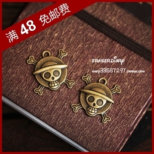  DIY饰品材料配件 复古 34mm  海贼王 挂饰 164#-H
