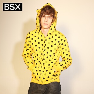 2012 Giordano BSXT shirt zip-up men's  Star MINI CHE printing even hats and guard clothing 04081750