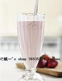 水晶玻璃雪糕杯冰淇淋杯饮料杯专用奶昔杯 江浙沪皖满38包邮