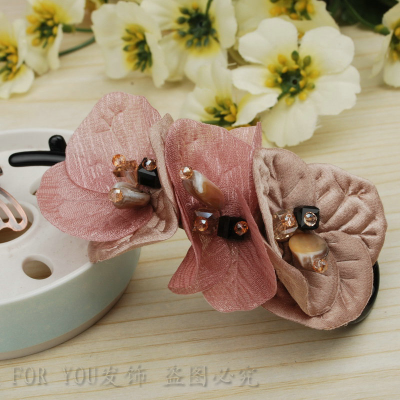 扭扭夹八字夹发饰...