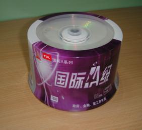 国际品质。TCL国际A级 DVD-R 16X tcldvd+r TCLDVD-R光盘