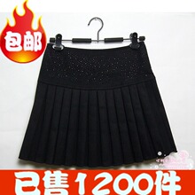 2011新款秋冬裙子冬季短裙 呢料裙半身裙百褶裙 半裙打底裙女装裙