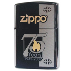 ㊣正品㊣zippo打火机-纯钛75周年 (送豪华礼盒一套）