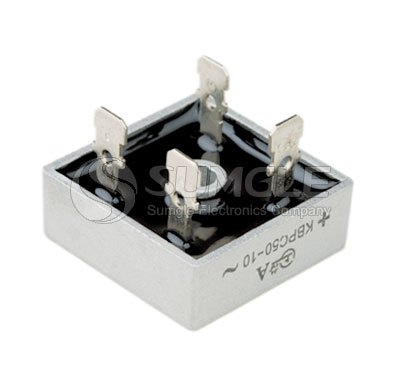 SUMGLE单相桥式整流器KBPC5010整流桥模块交流变直流 50A 1000V|ruв категории Цифровые аксессуары, рынок электронных компонентов, электронный элемент, выпрямитель - от Buy2taobao.com для оказания профессиональной услуги покупки агента Taobao