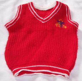 花边领棉线打底毛衣 绿色,生肖王品牌童装小中