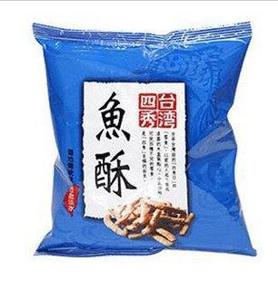  台湾进口食品～四秀登峰淡水鱼酥