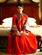 中式婚纱龙凤褂新娘结婚旗袍裙褂秀禾服礼服红色绣花嫁衣胡静同款
