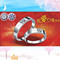 香港八心八箭瑞士鑽純銀白金情侶對戒/周大福國慶特價