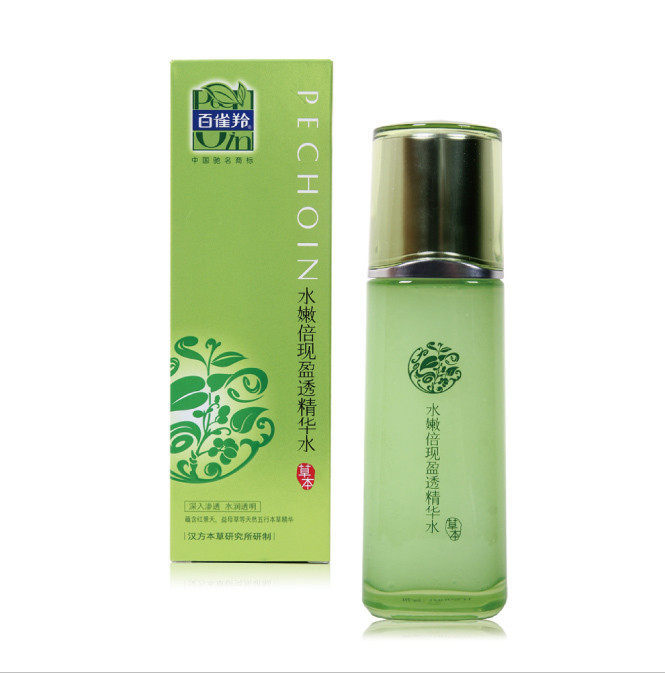 百雀羚草本水嫩倍现盈透精华水100ml 深度保湿补水 爽肤水