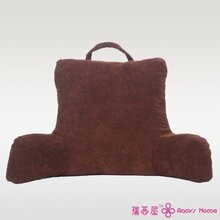瑞西屋灯芯绒沙发扶手靠枕(男朋友抱枕) 咖啡色床头靠垫