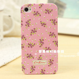 英国Cath Kidston iPhone 4 4S 外壳 田园 波点 碎花 保护壳 苹果