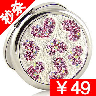 疯抢!原98现秒杀49!MECOR米卡化妆镜子[MC6484S]心之恋 必抢!
