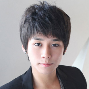 <em>男士</em> <em>短发型</em> 假发<em>男生</em>假发<em>蓬松</em>造型短发男发套