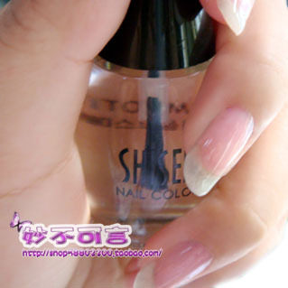 出口韩国SHISEM指甲油 15 ml 亮油 透明色101 （永远免邮）