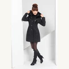 2011最新款长袖秋冬装风衣棉衣女装韩版