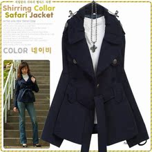 特价<span class=H>2010</span>秋冬装新品<span class=H>韩版</span>女装 配腰带休闲中长款风衣/羊绒外套