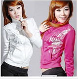 2010秋季耐克新品浪漫花色烫标女子<span class=H>运动服</span>套装8808