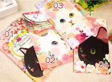 D370 韩国文具choochoo sticker pack猫咪贴纸包8张入2套起拍0.07