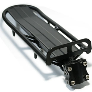 INBIKE bike aluminum shelf mountain bike rear rack part-time fender accessories black